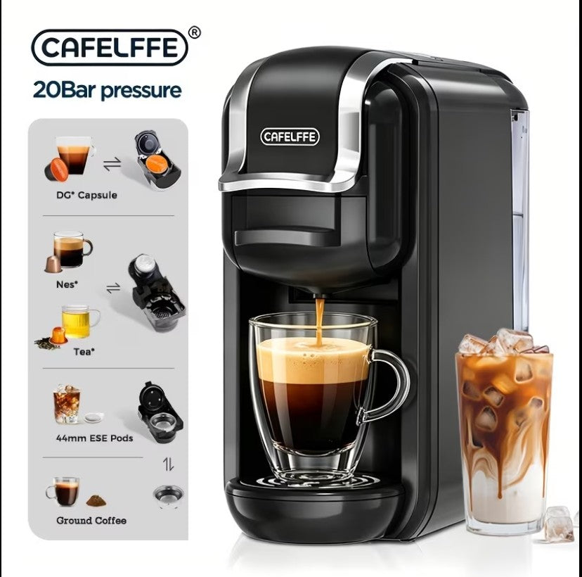 CAFELFFE MK-603 Capsule Coffee Machine – 20 Bar Espresso Maker | Velcrema