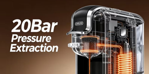 CAFELFFE MK-603 Capsule Coffee Machine – 20 Bar Espresso Maker | Velcrema