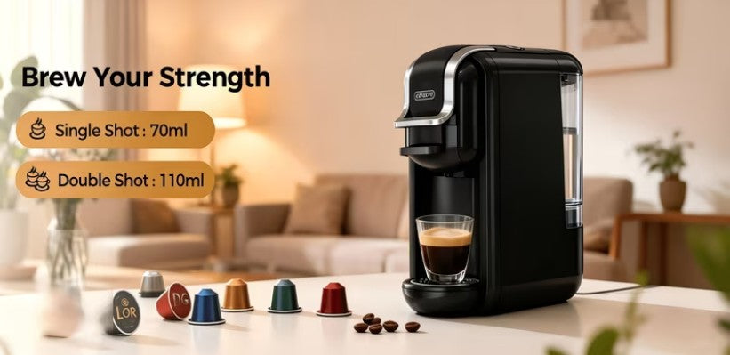 CAFELFFE MK-603 Capsule Coffee Machine – 20 Bar Espresso Maker | Velcrema