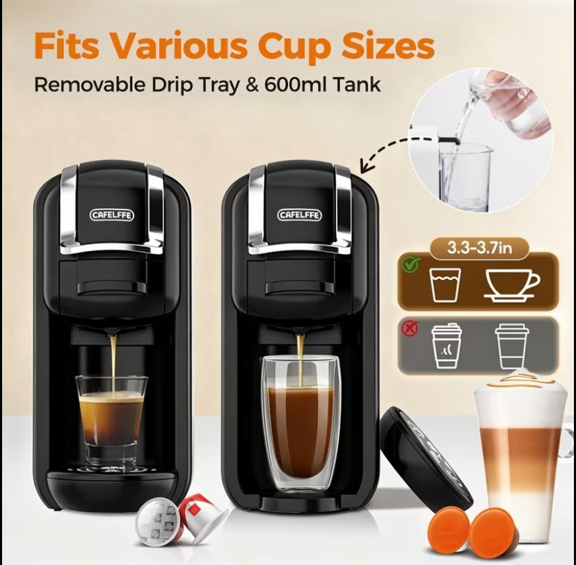 CAFELFFE MK-603 Capsule Coffee Machine – 20 Bar Espresso Maker | Velcrema