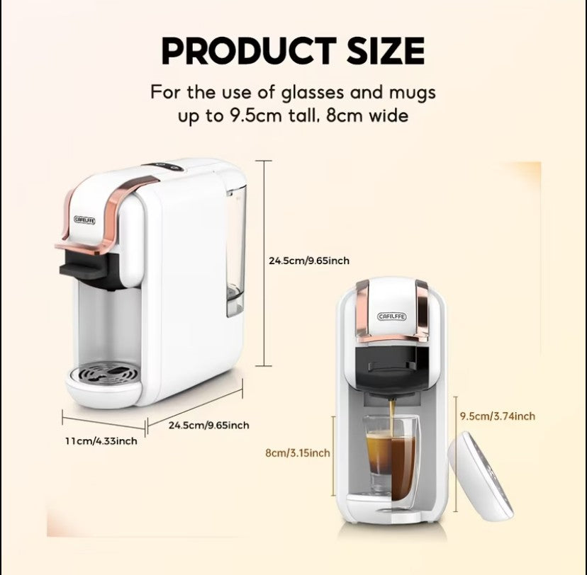 CAFELFFE MK-603 Capsule Coffee Machine – 20 Bar Espresso Maker | Velcrema