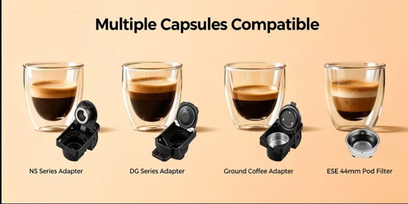 CAFELFFE MK-603 Capsule Coffee Machine – 20 Bar Espresso Maker | Velcrema